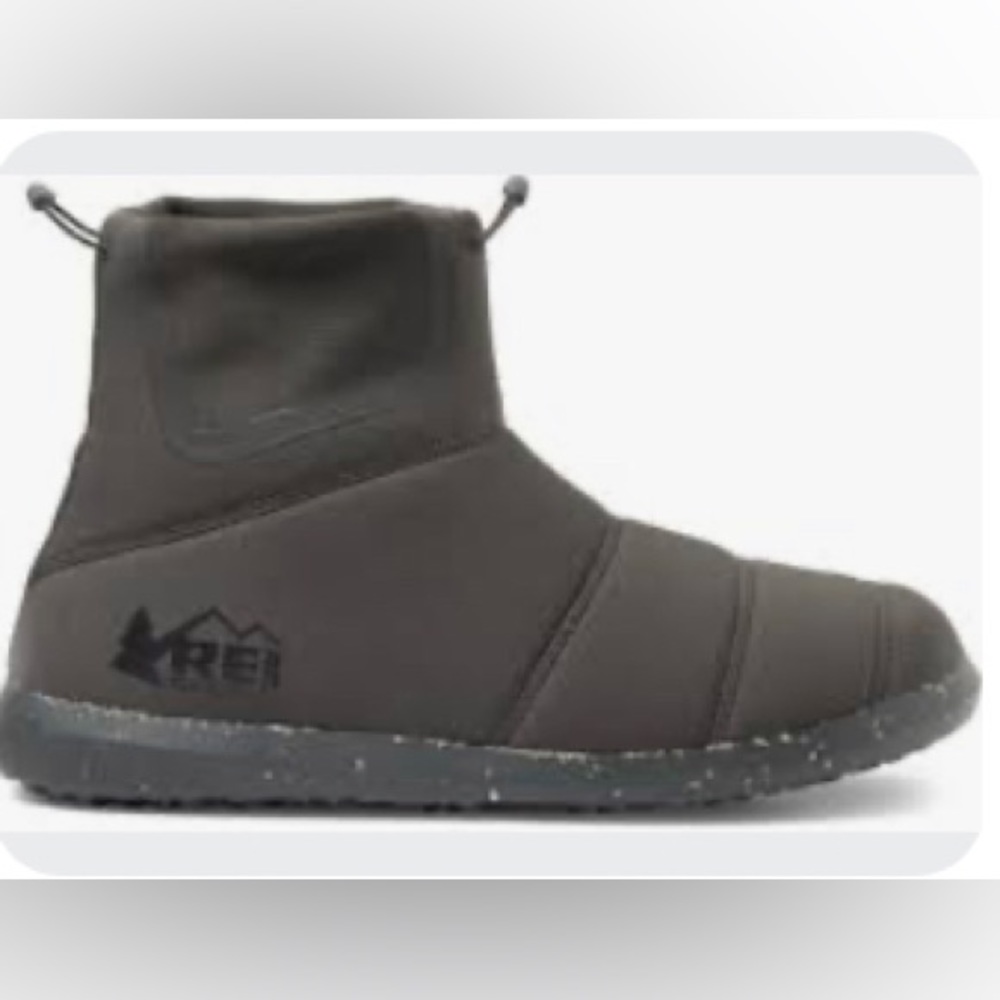 REI Co-op Unisex size women’s 7 men’s 5 Camp Dreamer Booties Granite Black